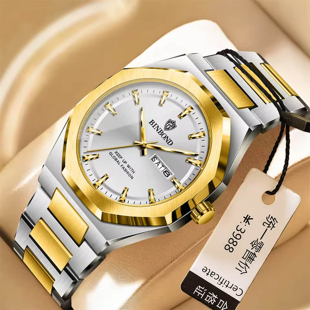 Two Tone Men's Luxury Quartz