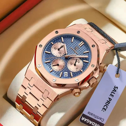 Stainless Steel Date Chronograph